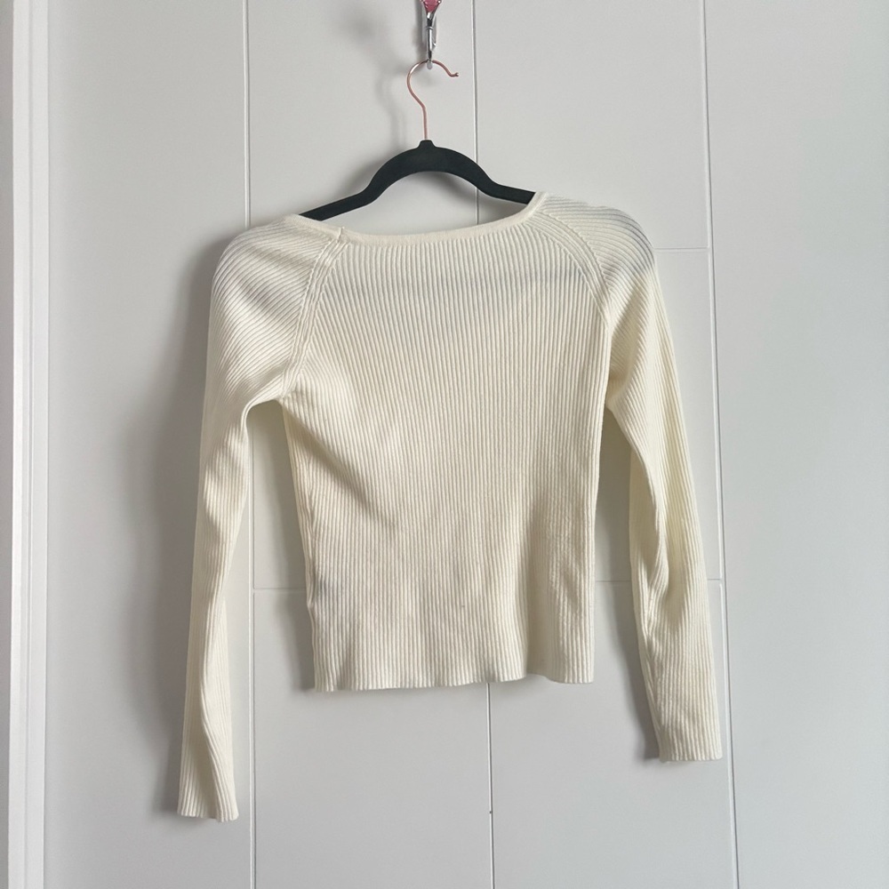 3/$45 Sweetheart Ribbed Sweater - Picture 5 of 8